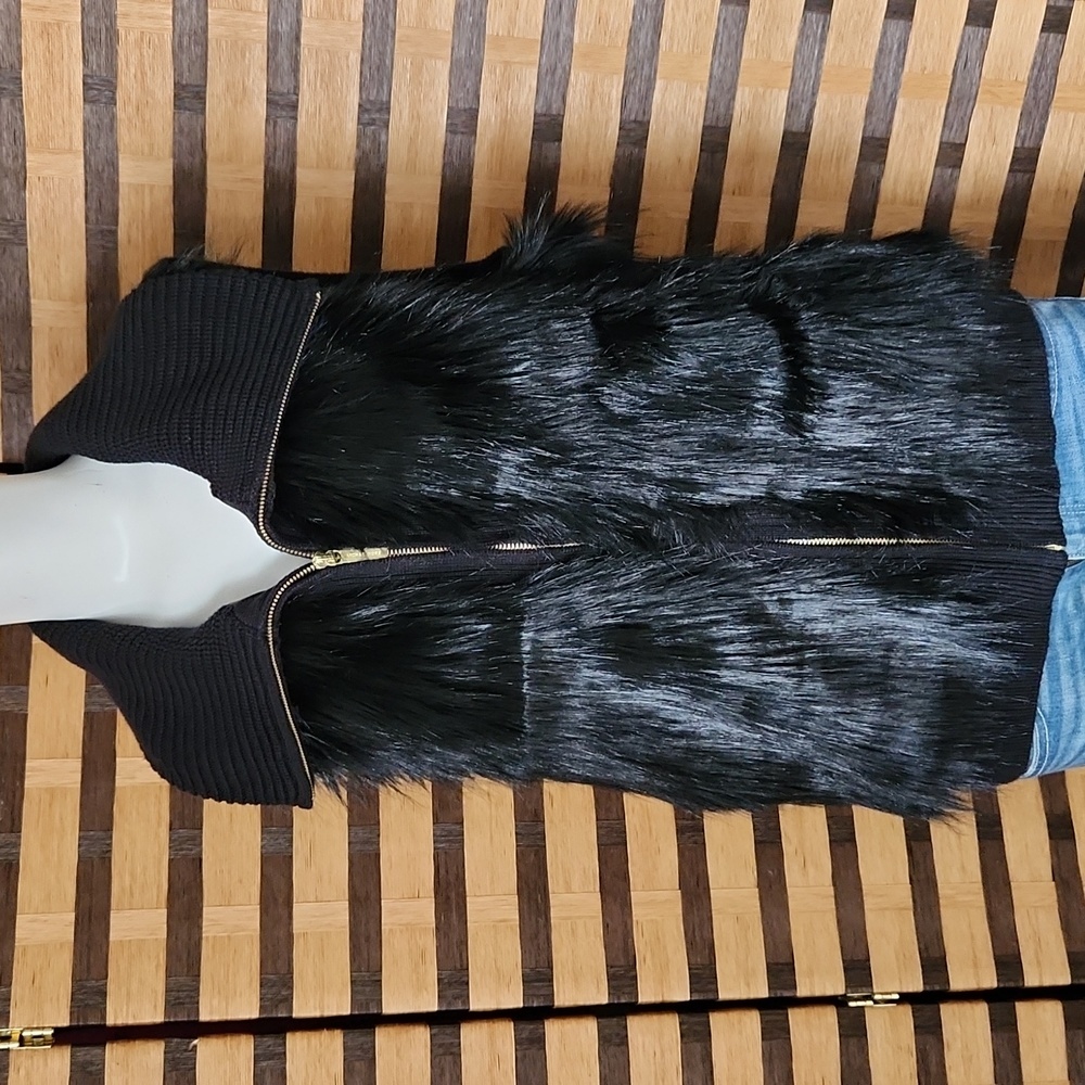NWT! Michael MK fur vest faux
